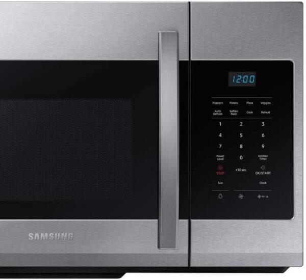 5115WZwNRFL._AC_SL1000_ Samsung ME17R7021ES Over-the-Range Microwave Review Stainless Steel Design and Performance Insights