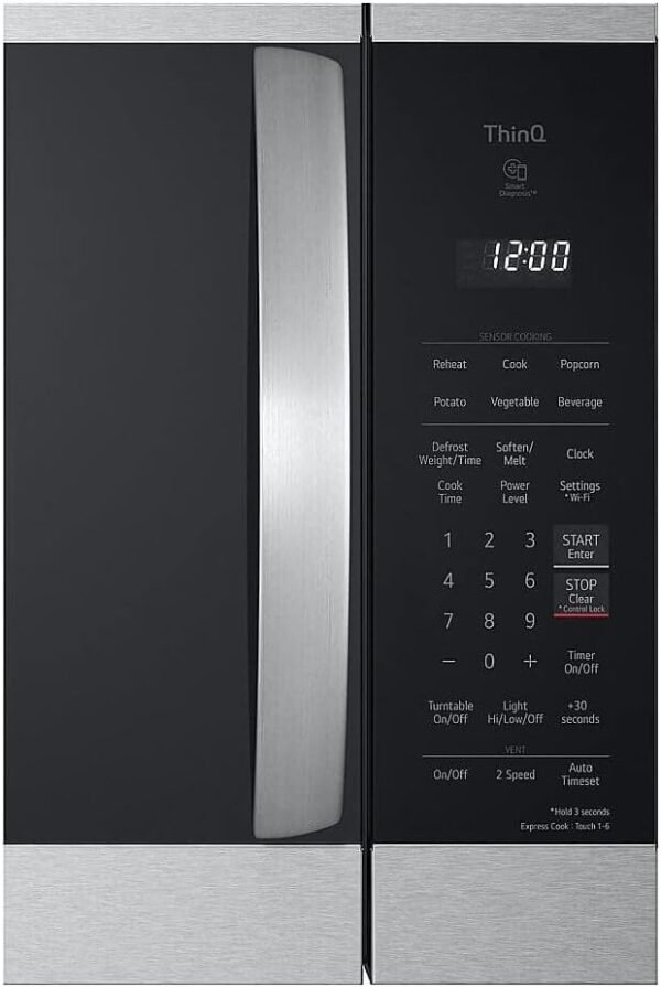 511z0CYbgQL._AC_SL1000_ LG Over-the-Range Microwave MVEM1825F Review Sleek Design with Smart Wi-Fi Features