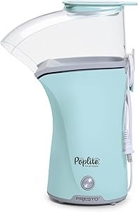 51QgIncC7L._AC_SY300_SX300_ Presto PopLite Plus Hot Air Popcorn Popper review healthier snack option with easy cleanup