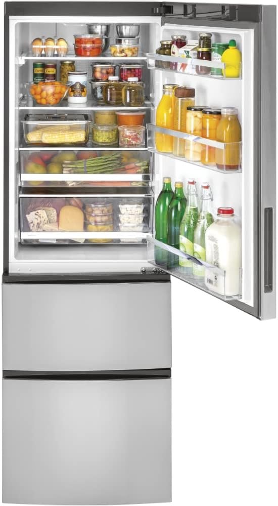 51YjVrJaOWL._AC_SL1000_-1 Review of GE GLE12HSPSS Bottom Freezer Refrigerator Compact Design and Energy Efficiency