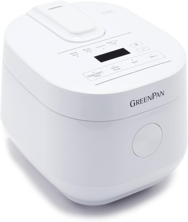 615RC-vQ7xL._AC_SL1500_ GreenPan Healthy Ceramic Nonstick Rice Cooker Review Compact Design and Easy Meal Presets Explained