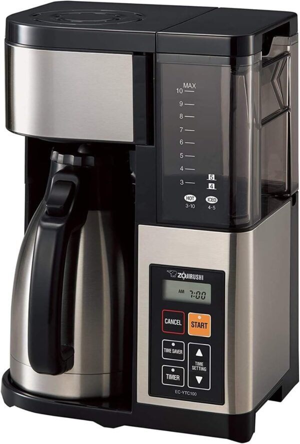615qMtGjg1L._AC_SL1500_ Zojirushi EC-YTC100XB Coffee Maker Review Best 10-Cup Thermal Brewer for Hot and Iced Coffee