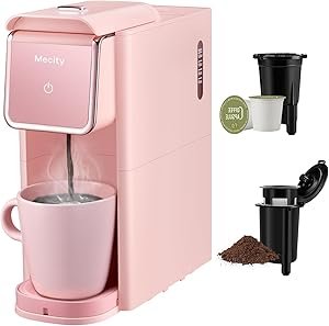 61KZH4qZDL._AC_SY300_SX300_ Review of Mecity Mini Coffee Maker Single Serve Machine for K-Cup and Ground Coffee