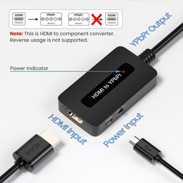 61POhCRlLuL._AC_SL1500_ HDMI to Component Converter Review Generic Model for Traditional TVs and Devices