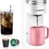 61SaYmUUWL._AC_SY300_SX300_ CHULUX Slim Single Serve Coffee Maker Review Compact Design for K Cup Pods