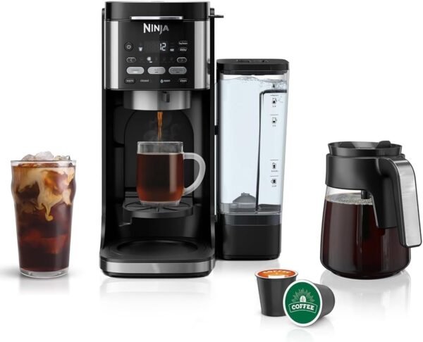 61X5Wr2v9TL._AC_SL1200_ Ninja DualBrew Coffee Maker Review Hot and Iced Versatility with K-Cup Compatibility