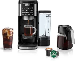 61X5Wr2v9TL.__AC_SX300_SY300_QL70_ML2_ Ninja DualBrew Coffee Maker Review Hot and Iced Versatility with K-Cup Compatibility