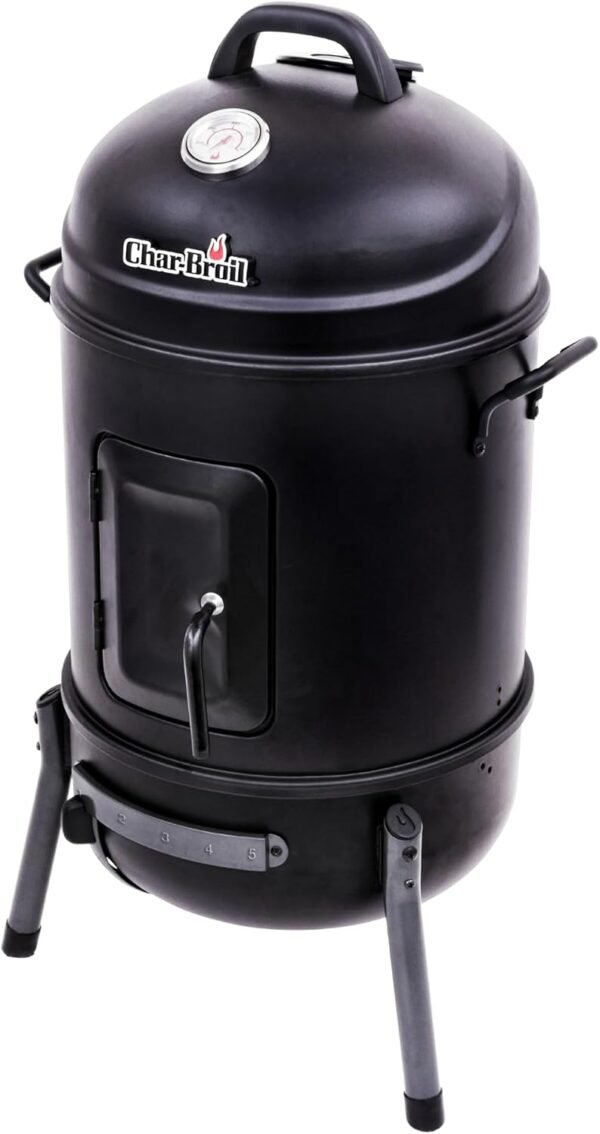61rGc679iaL._AC_SL1500_ Comprehensive review of the Char-Broil Bullet Charcoal Smoker 16-inch for outdoor cooking enthusiasts