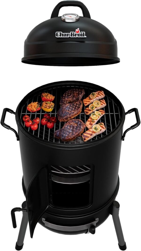 61tspzpVI5L._AC_SL1500_ Comprehensive review of the Char-Broil Bullet Charcoal Smoker 16-inch for outdoor cooking enthusiasts