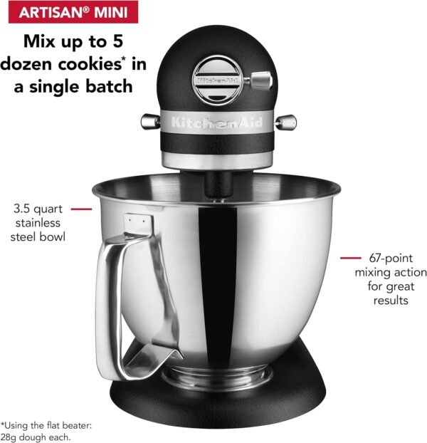 71-4EhsO5TL._AC_SL1500_ KitchenAid Artisan Mini Stand Mixer Review Best for Compact Kitchens and Versatile Baking
