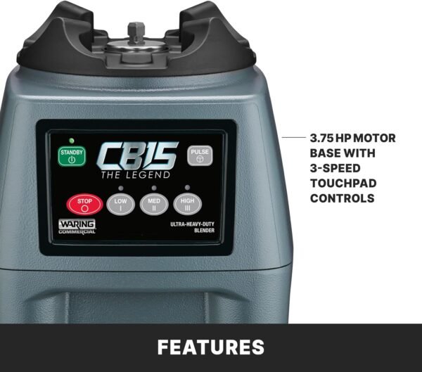 718rvr8ZR9L._AC_SL1500_ Waring CB15 Ultra Heavy Duty Blender Review Powerful Performance for Commercial Kitchens
