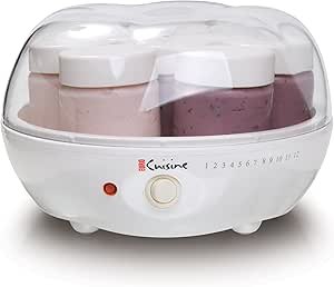 718w0rri56L.__AC_SY300_SX300_QL70_ML2_ Euro Cuisine YM80 Yogurt Maker review Create Healthy Homemade Yogurt Easily with Glass Jars