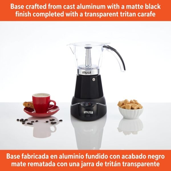 71DtAYHHaL._AC_SL1500_ Imusa Electric Espresso Maker Review Best for Versatile Brewing and Stylish Design