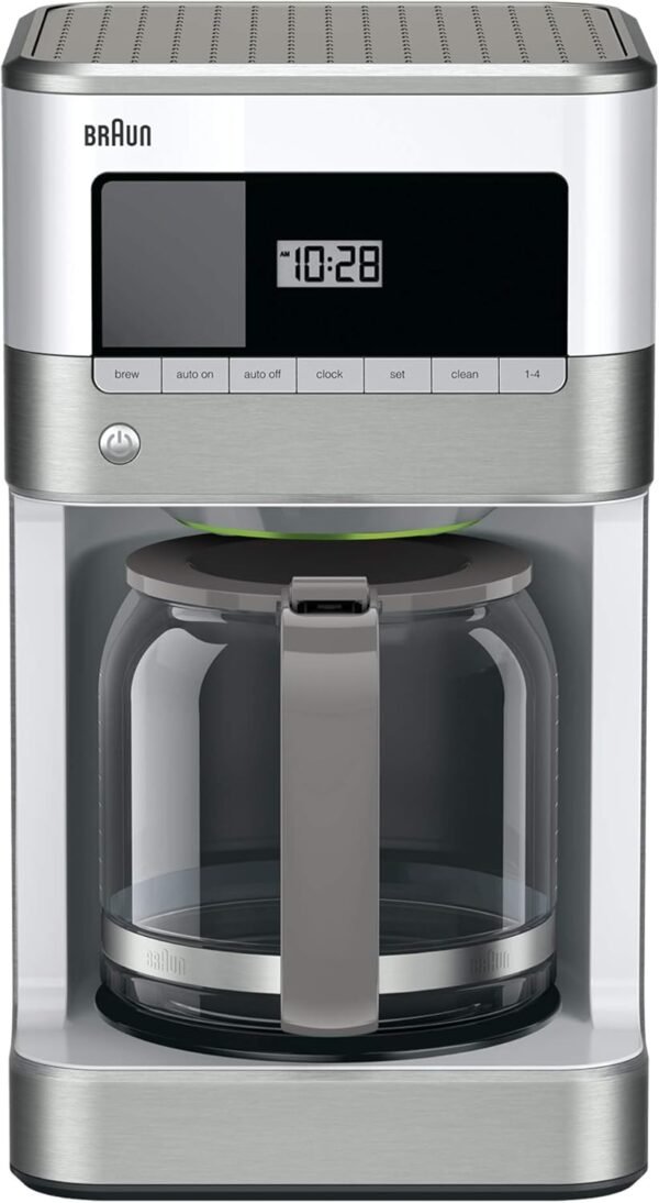 Braun BrewSense Drip Coffee Maker KF6050WH review for rich, flavorful coffee at home