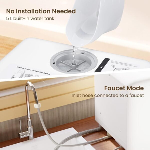 71LiJaaiTL._AC_SL1500_ HAVA Countertop Dishwasher TDQR review compact portable solution with built-in water tank