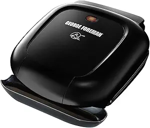 71Mas6xzYpL.__AC_SX300_SY300_QL70_FMwebp_ George Foreman GR0040B Electric Grill review Compact and Nonstick for Quick Meals