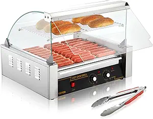 71PQpaIQNPL.__AC_SX300_SY300_QL70_FMwebp_ VEVOR Hot Dog Roller review 11 Rollers Grill Cooker for Perfect Sausage Grilling