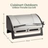 71QcsCQoNQL._AC_SL1500_ Cuisinart Grillster Portable Gas Grill review compact propane BBQ for camping and tailgating