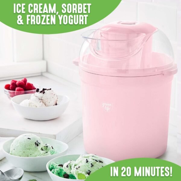 71XwRxfpVL._AC_SL1500_ GreenLife Ice Cream Maker CC005073-001 review perfect for homemade frozen desserts