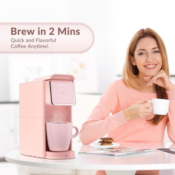 71a9JpqGgjL._AC_SL1500_ Review of Mecity Mini Coffee Maker Single Serve Machine for K-Cup and Ground Coffee