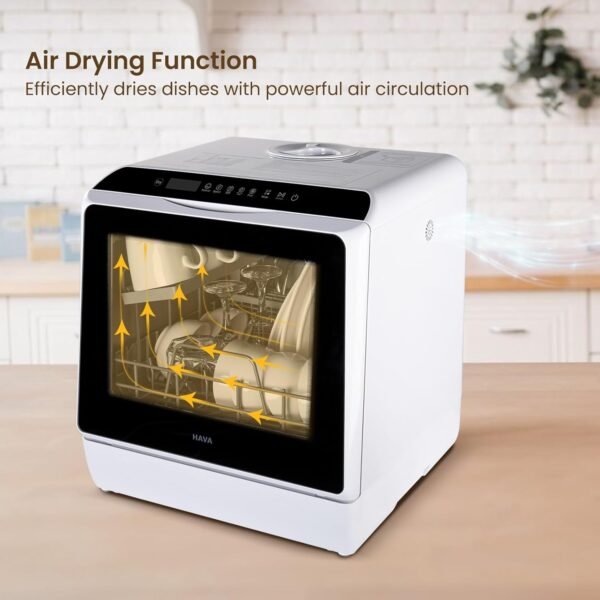 71aNHfzhAL._AC_SL1500_ HAVA Countertop Dishwasher TDQR review compact portable solution with built-in water tank