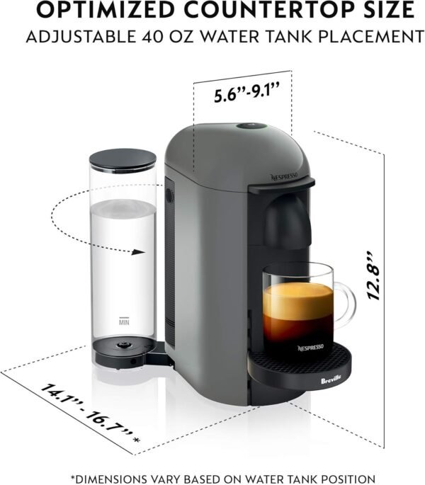 71cM6j6a2zL._AC_SL1500_ Review of Breville Nespresso VertuoPlus Coffee and Espresso Machine for Perfect Brews