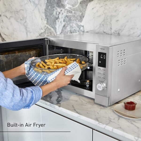 71ccWeMpH6L._AC_SL1500_ Panasonic HomeChef 4-in-1 Microwave Oven NN-CD87KS review featuring air fryer and convection bake