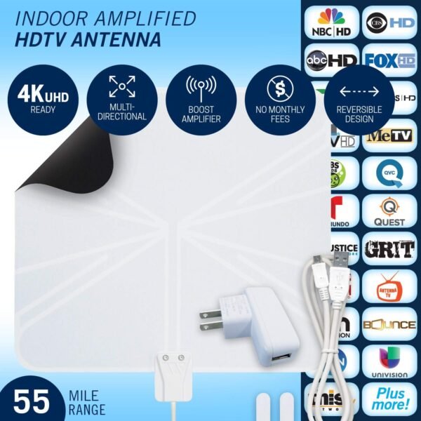 71e2ZfhwEKL._AC_SL1500_ Winegard FL5500A FlatWave Amped Digital HD Indoor TV Antenna review for top performance