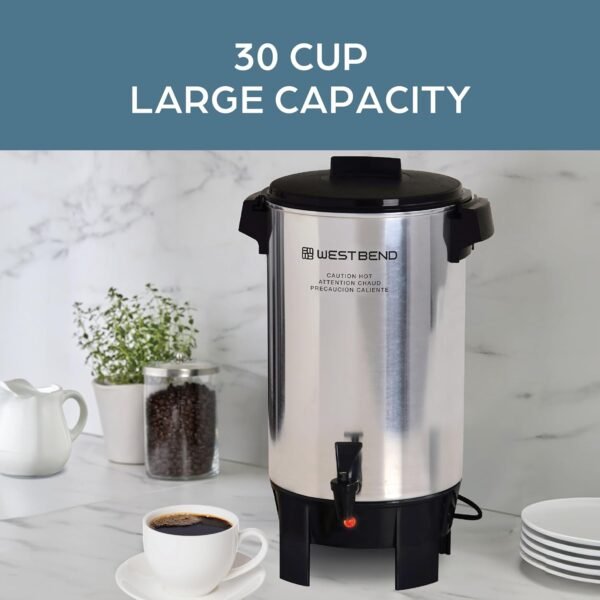 71eahrVoqHL._SL1500_ West Bend Coffee Urn 58030 review 30-cup brewing efficiency and durability tested