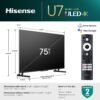 71jzS8dZCJL._AC_SL1500_ Hisense 75-Inch U7 Series Mini-LED 4K TV review with QLED and 144Hz insights