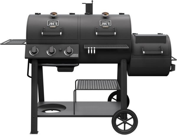 71lJEPY4xQL._AC_SL1500_ Oklahoma Joe's Canyon Combo Charcoal and Gas Smoker Grill review for grilling enthusiasts