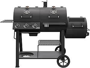 71lJEPY4xQL.__AC_SX300_SY300_QL70_ML2_ Oklahoma Joe's Canyon Combo Charcoal and Gas Smoker Grill review for grilling enthusiasts