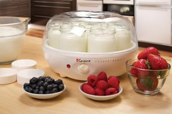71lolsrozGL._AC_SL1500_ Euro Cuisine YM80 Yogurt Maker review Create Healthy Homemade Yogurt Easily with Glass Jars