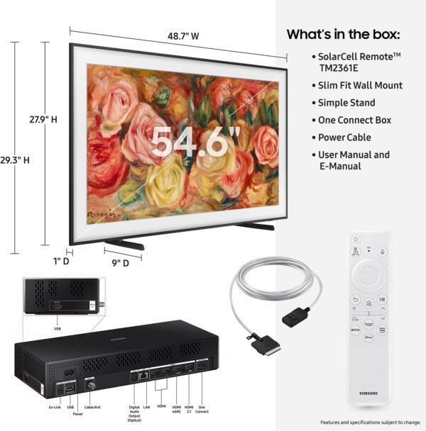 71oA8NXeKEL._AC_SL1500_ Samsung QLED 4K LS03D The Frame 55-Inch TV review with Art Mode insights