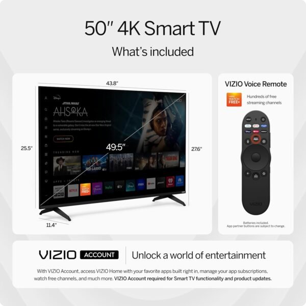 71s9EgXN78L._AC_SL1500_ VIZIO 50-inch 4K Smart TV review with Dolby Vision and WiFi 6