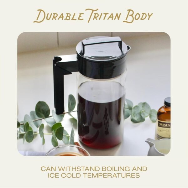 71u5-qJa76L._AC_SL1500_ Takeya Cold Brew Coffee Maker Review Durable BPA-Free Pitcher with Leak-Proof Lid