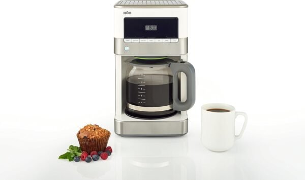 Braun BrewSense Drip Coffee Maker KF6050WH review for rich, flavorful coffee at home