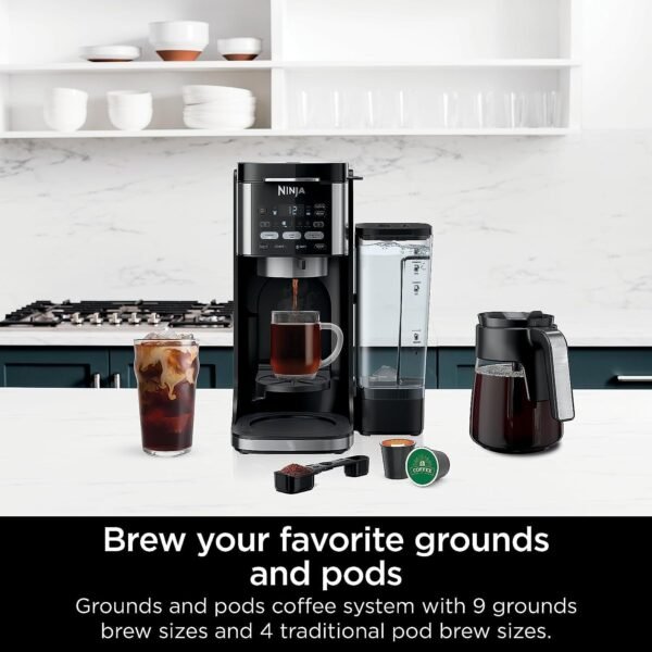 71waInS6E7L._AC_SL1500_ Ninja DualBrew Coffee Maker Review Hot and Iced Versatility with K-Cup Compatibility