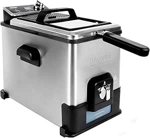 71y9rdK79EL.__AC_SX300_SY300_QL70_ML2_ Kalorik Pro 4.2 Quart Triple-Basket Deep Fryer review with Oil Filtration System