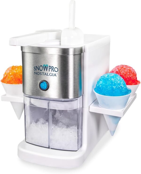 71zcDo8C8jL._AC_SL1500_ Review of Nostalgia SnowPro Electric Shaved Ice Maker 64-Ounce for Perfect Snow Cones