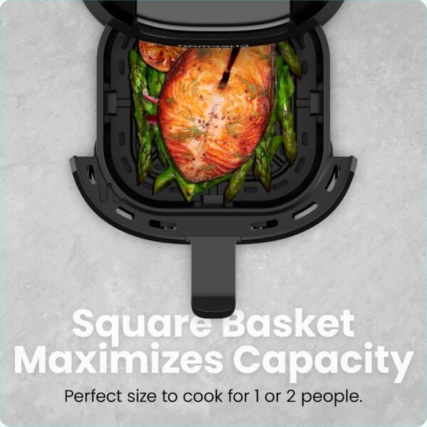 81-vwdWwanL._AC_SL1500_ Chefman 2 Qt Mini Air Fryer review Compact Design with Digital Touch Controls
