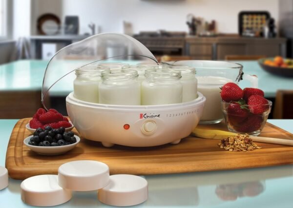 810G94xdBsL._AC_SL1500_ Euro Cuisine YM80 Yogurt Maker review Create Healthy Homemade Yogurt Easily with Glass Jars