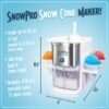 811CnvLgML._AC_SL1500_ Review of Nostalgia SnowPro Electric Shaved Ice Maker 64-Ounce for Perfect Snow Cones