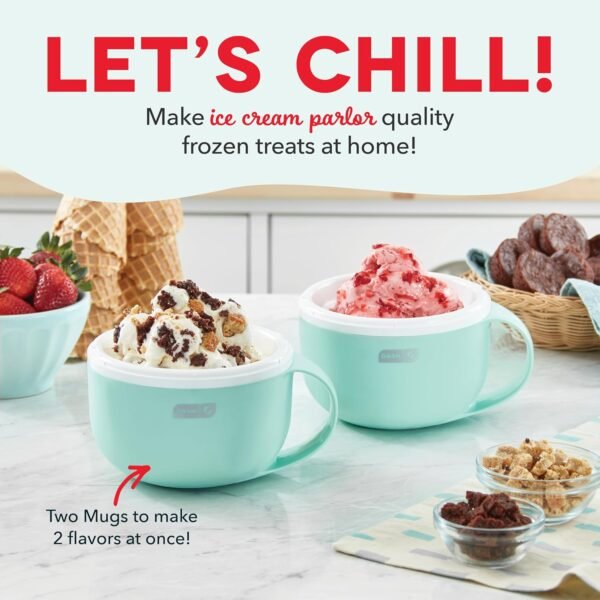 81EgndvVUWL._AC_SL1500_ DASH My Mug Ice Cream Maker review compact soft serve machine for homemade treats