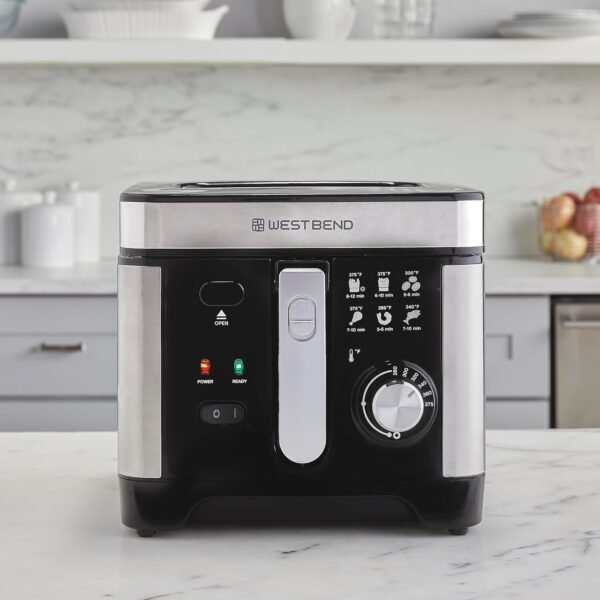 81G7aBhZgVL._AC_SL1500_ West Bend Deep Fryer Review Adjustable Temperature Stainless Steel Basket 3-Liter