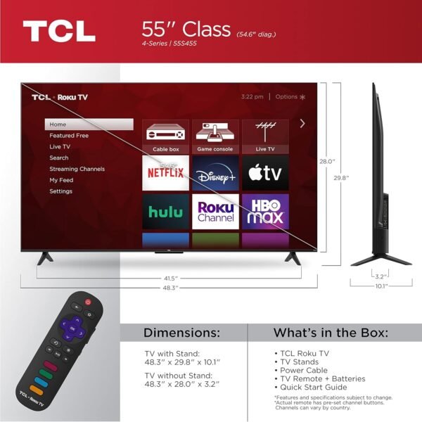 81S10hOakL._AC_SL1500_ TCL 55S455 4-Series 4K UHD Smart TV review is it worth buying