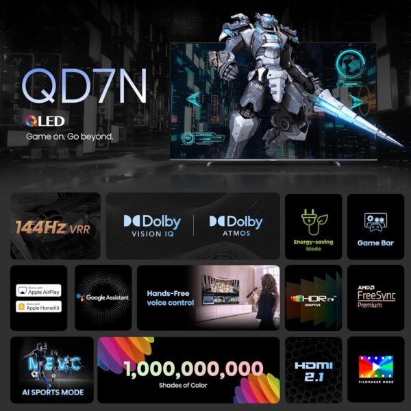 81U4fhSEL._AC_SL1500_ Hisense 100QD7N QLED TV review 2024 model with 4K UHD and 144Hz gaming