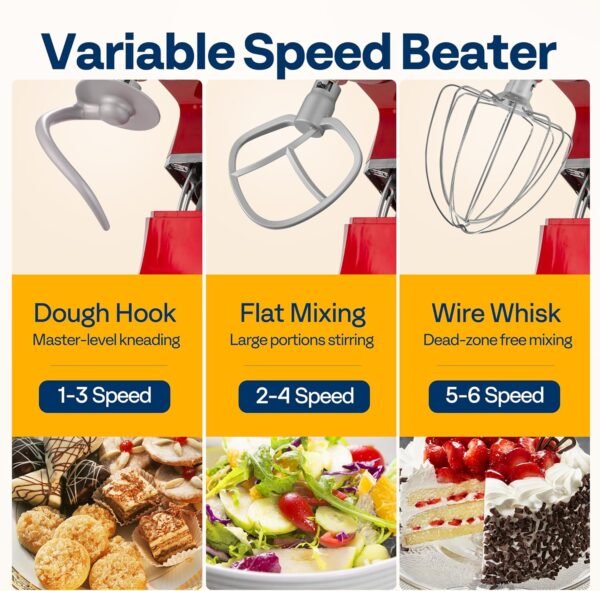 81XQQtEYCL._AC_SL1500_ VIVOHOME 9 in 1 Stand Mixer Review 7.5 Quart Multifunctional Kitchen Appliance
