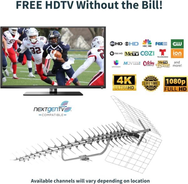 81e4IdTIpsL._AC_SL1500_ Antennas Direct 91XG UHF Outdoor HDTV Antenna review for long-range crystal-clear reception