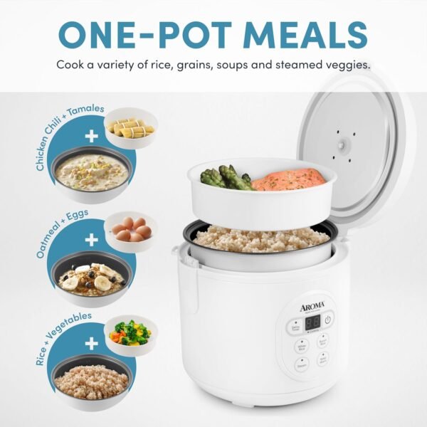 81egnGwqOkL._AC_SL1500_ Best Digital Rice Cooker Review AROMA ARC-914D Compact and Versatile Cooking Solution